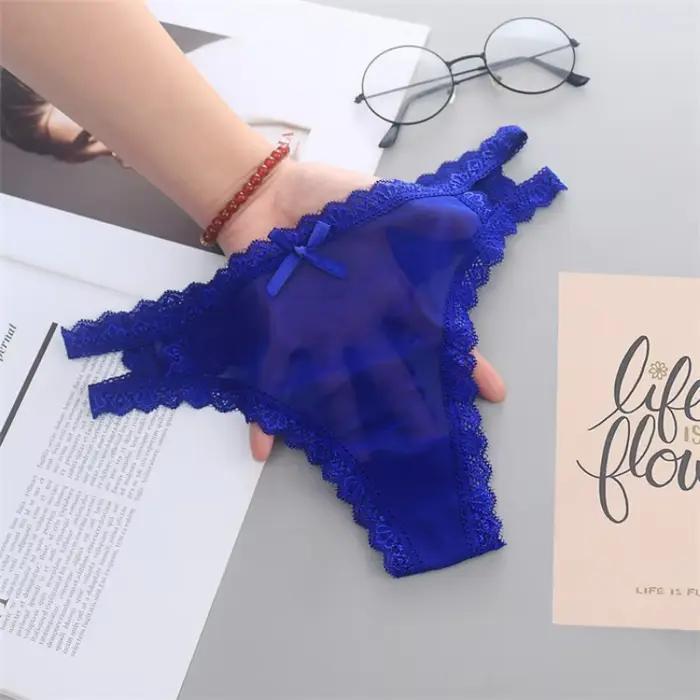 Culotte fine d'été Sexy ajourée en dentelle pour femmes