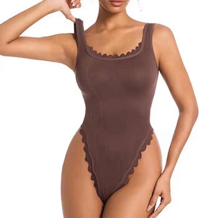 GUUDIA débardeur body dentelle col carré Shapewear