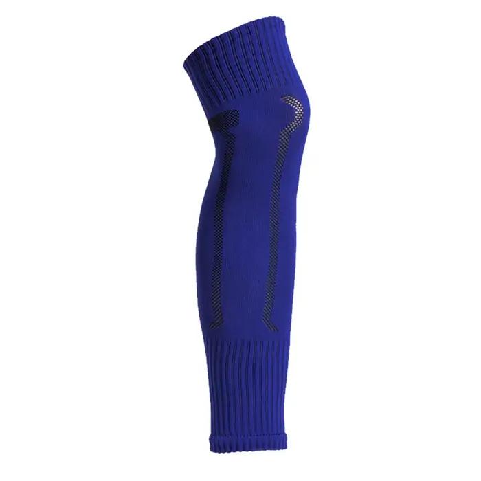 Chaussettes de jambe de Football, genouillères de sport respirantes évacuant la sueur, protection des articulations du genou, housse de chaussettes pour mollets