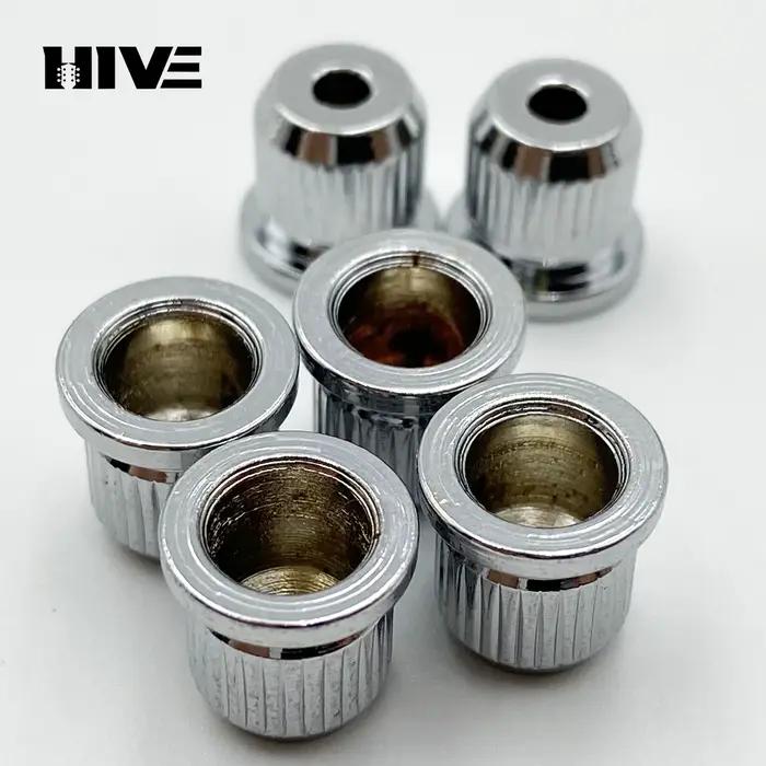 Lot de 6 attaches de cordes pour guitare électrique, attaches de cordes de taille moyenne, attaches de cordes de guitare, attaches de corps de guitare, manchons de cordes, attaches de cordes de guitar