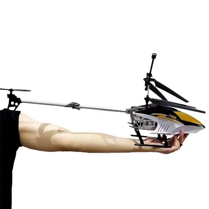 Hélicoptère Rc avec télécommande, grand avion Extra Durable, jouet pour enfants, modèle de Drone d'extérieur 3,5 canaux 80cm, grand hélicoptère