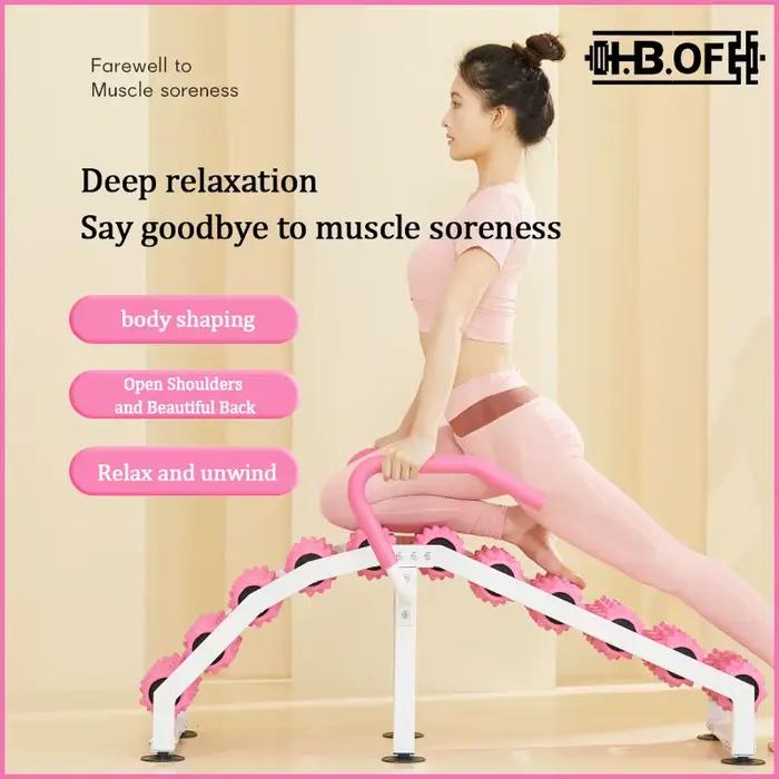 Cadre de relaxation musculaire pour yoga, lit de Pilates, ouvre-dos, étireur lombaire pour massage et affinement de la taille