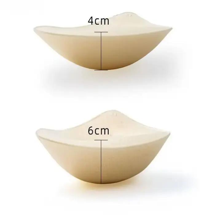 2 coussinets de soutien-gorge push-up épais en latex