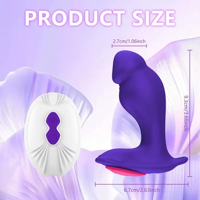 Vibrateur portable pour femmes avec gode insérable, jouet sexuel vibrant avec 10 modes de vibration, jouet pour adultes contrôlé par application