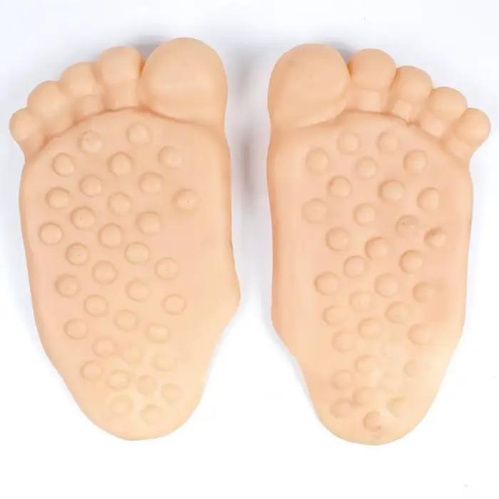 Chaussons pieds nus drôles pour femmes et hommes, chaussures de farce, imitation, Parker à cinq doigts, pantoufles Bigfoot, chaussures de parodie dégradées, hilarantes