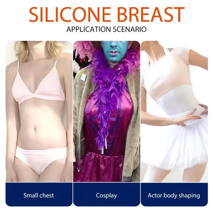 Seins artificiels en silicone souple, faux seins sexy, faux seins réalistes, pour le modelage du corps, pour les drag queens, les transgenres, le cosplay