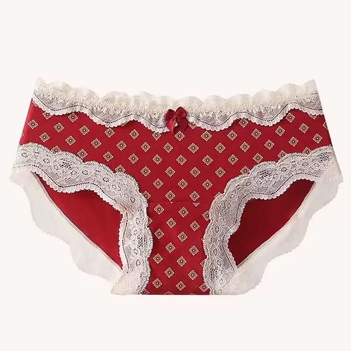 Ensemble de culottes triangulaires pour le jour de noël