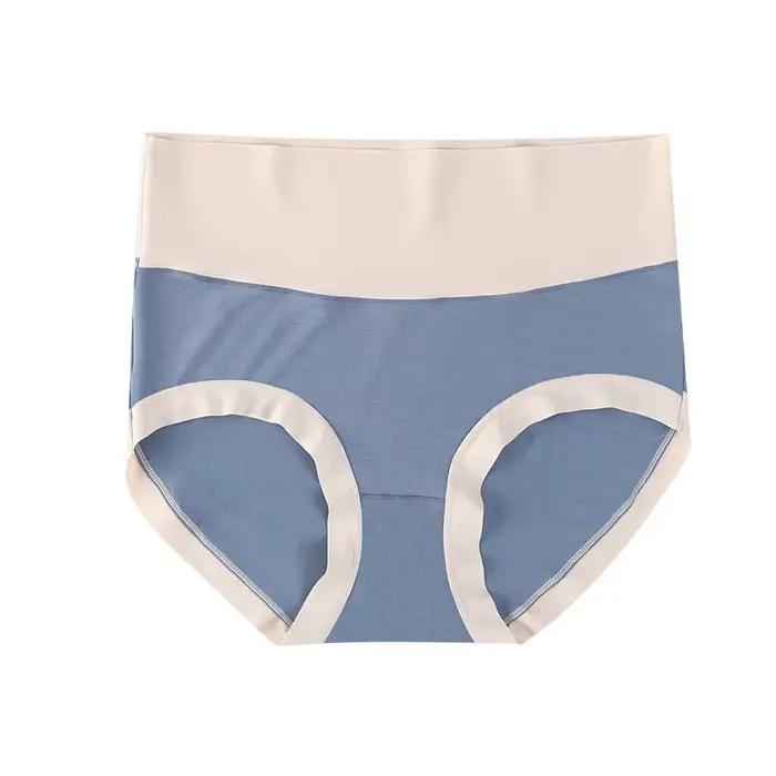 Culotte femme 6 pièces Modal taille haute ventre Tuck Triangle pantalon adolescentes grande