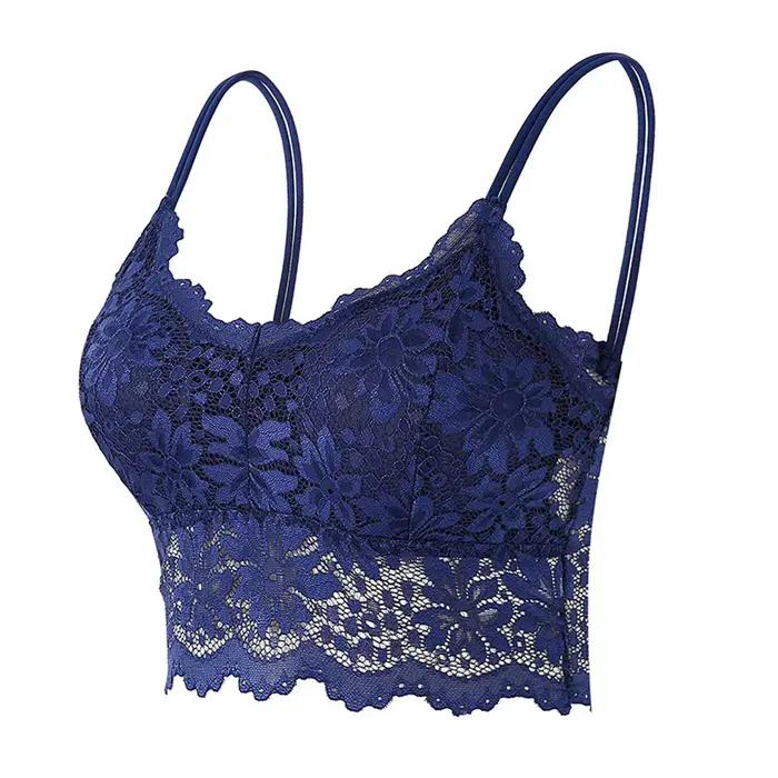 Soutien-gorge Sexy en dentelle florale pour femmes