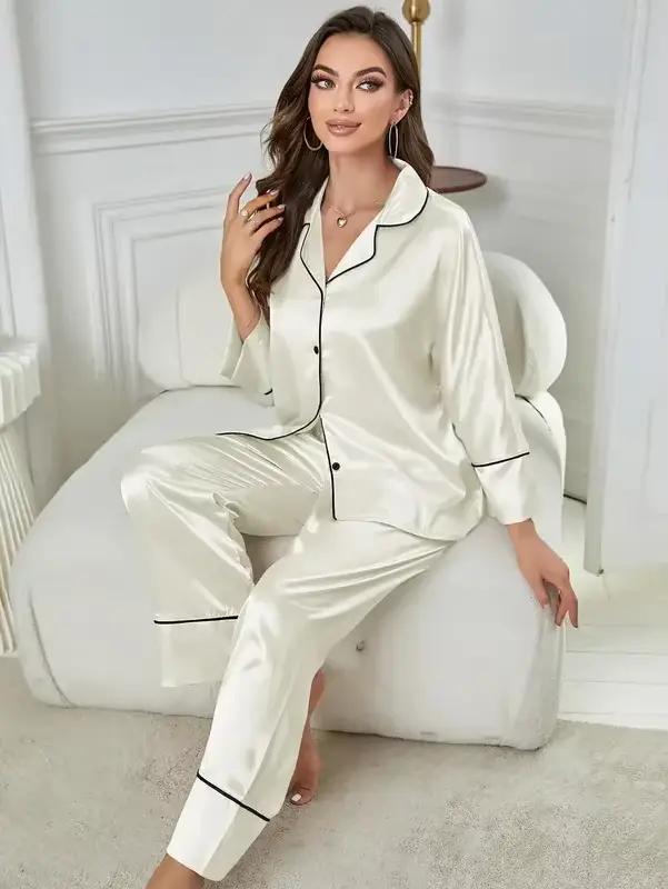 Ensemble pyjama femme vêtements de nuit costume