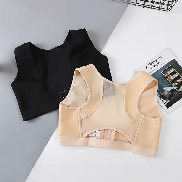 Correcteur de dos de soutien-gorge en nylon sans fil pour une silhouette élégante et une posture améliorée pour femmes occasions quotidiennes et spéciales