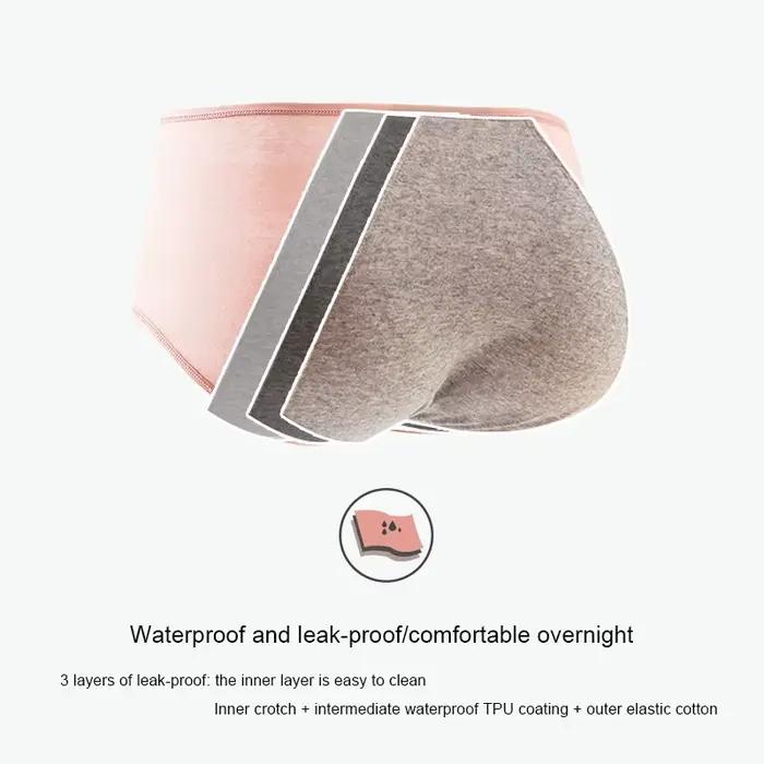 Culotte pour Menstruation coton période physiologique étanche