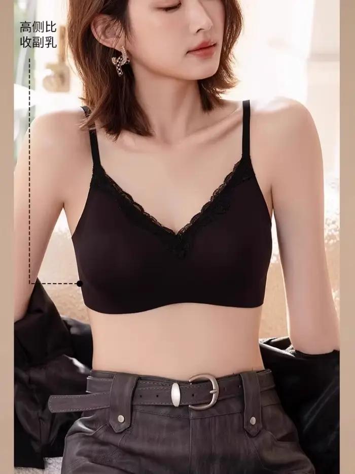 BANERDANNI Soutien-gorge sans couture de style japonais | Lingerie légère d'été à petit buste