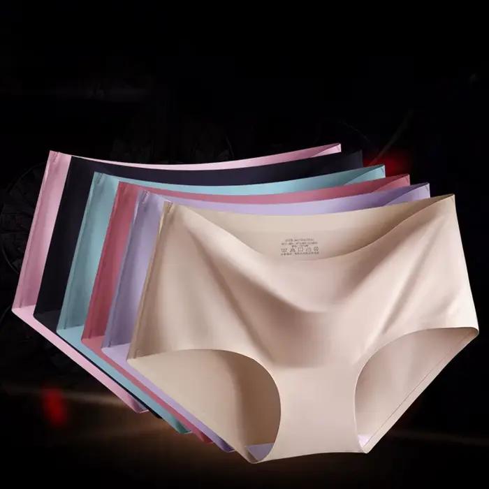 AOTOLK 3 pièces/ensemble grande taille XXL sans couture femmes culottes