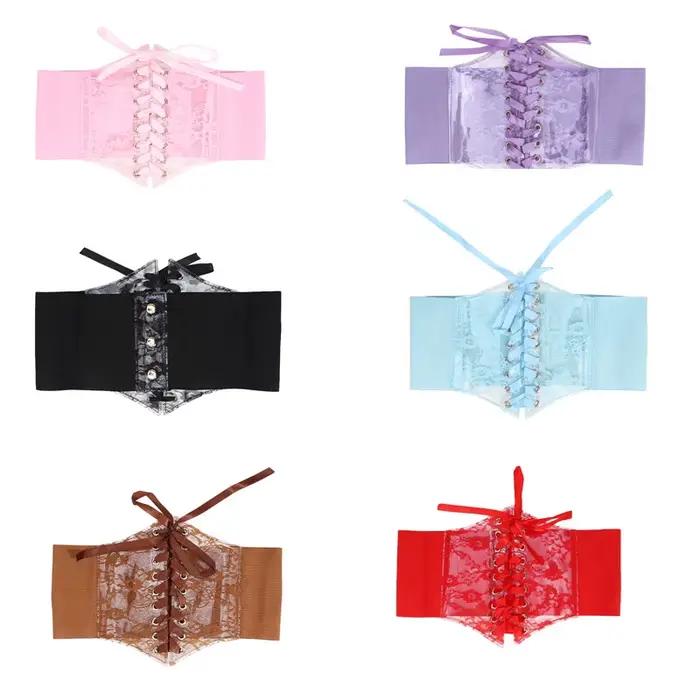 Ceinture Corset à Lacets Tendance pour Femme – Style Rétro, Ceinture de Taille pour Robe, Idéale pour Tenues Décontractées et Occasions Spéciales