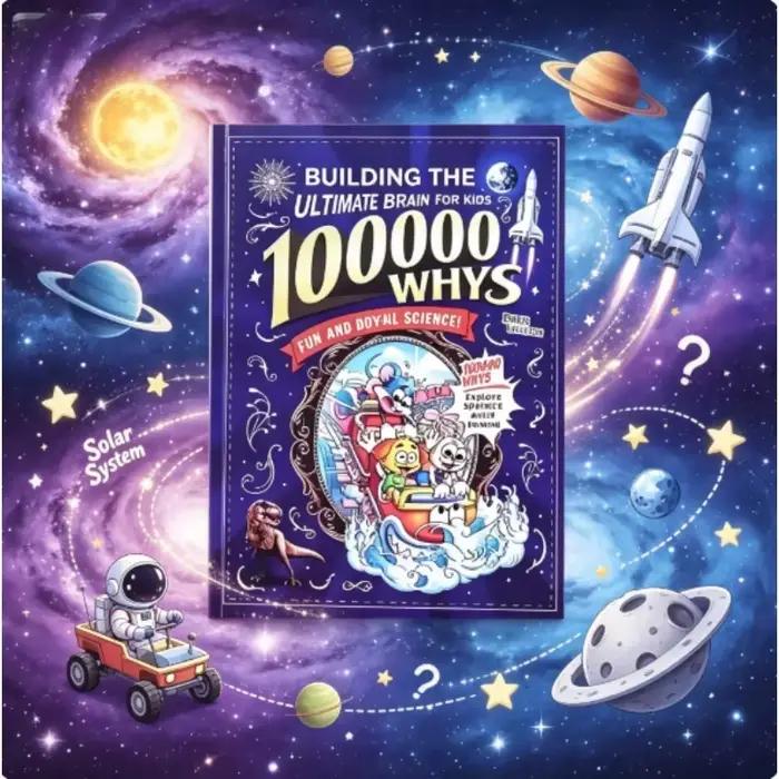 Livre scientifique 100 000 pourquoi pour enfants, développe la pensée critique et la mentalité scientifique, cadeau éducatif STEM pour les 6-12 ans