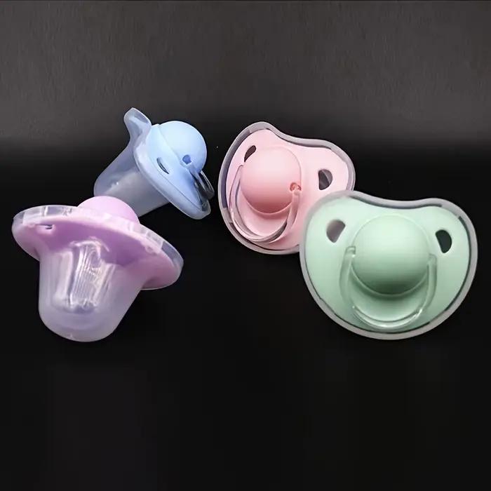 Sucette pour bébé avec couvercle, 2 pièces/paquet, pour usage quotidien et nocturne