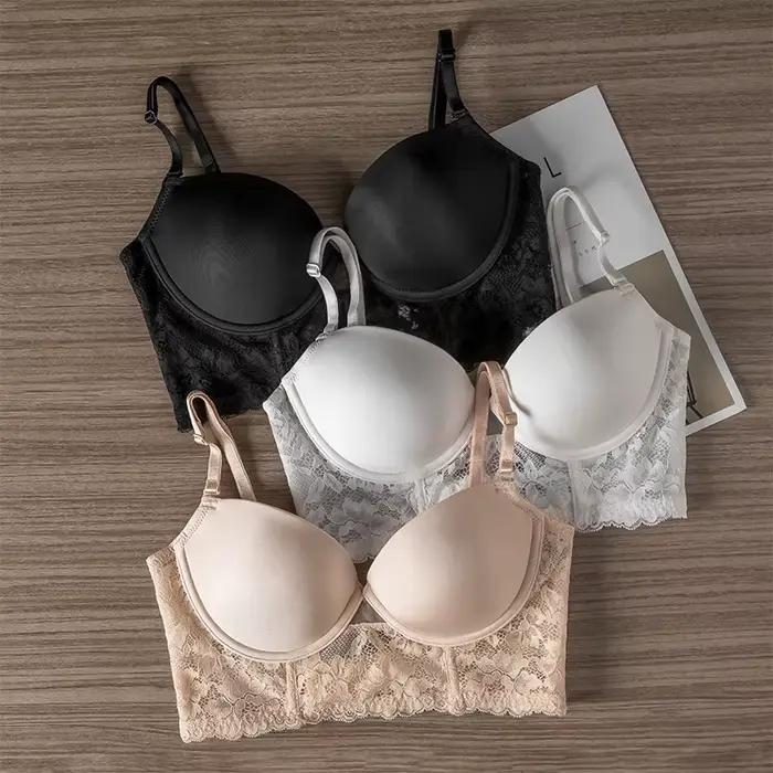 Soutien-gorge dos nu en U pour femmes à forte poitrine