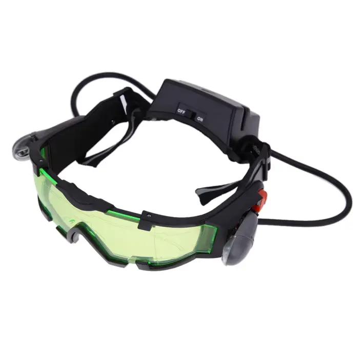 Lunettes de Vision nocturne, équipement de Camping réglable, Gadgets lumineux, lunettes vertes pour Costume de jeu de rôle
