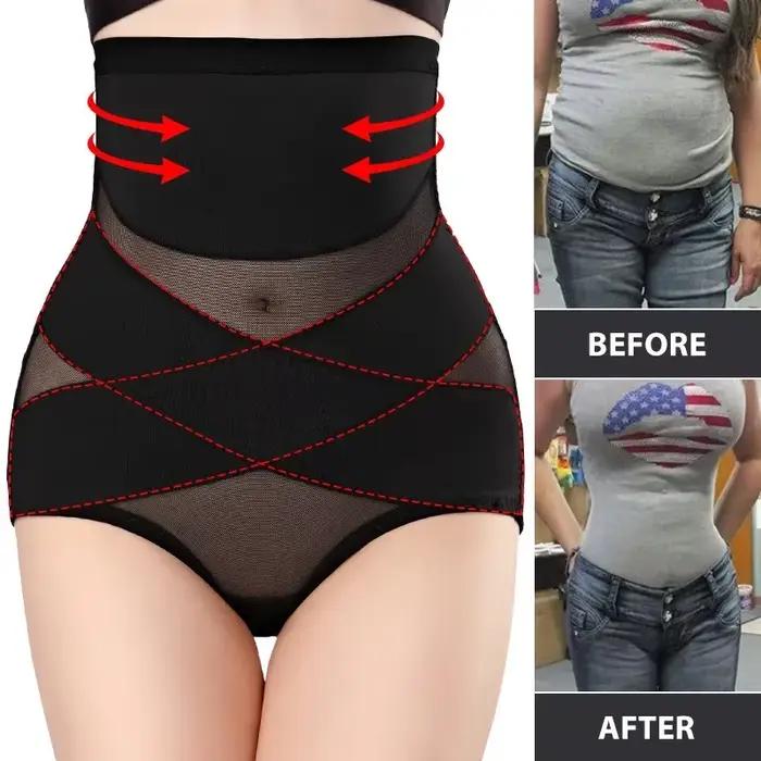 TUNIControl-Culotte Sexy Taille Haute pour Femme, Corset, Abdomen