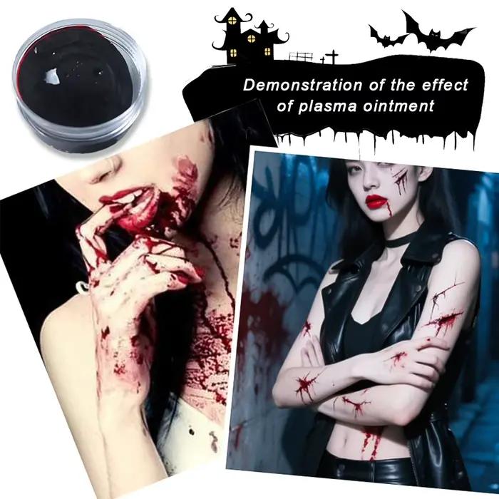 Pour Halloween Cosplay sang épais faux caillot Gel de sang maquillage Vampires cicatrices faux sang maquillage Festival Halloween maquillage