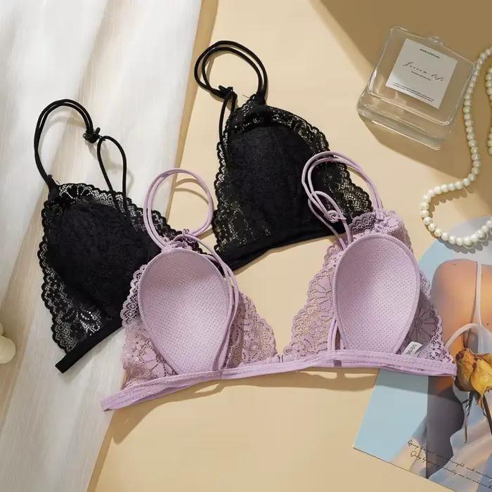 Soutien-gorge Sexy coupe Triangle français pour femmes
