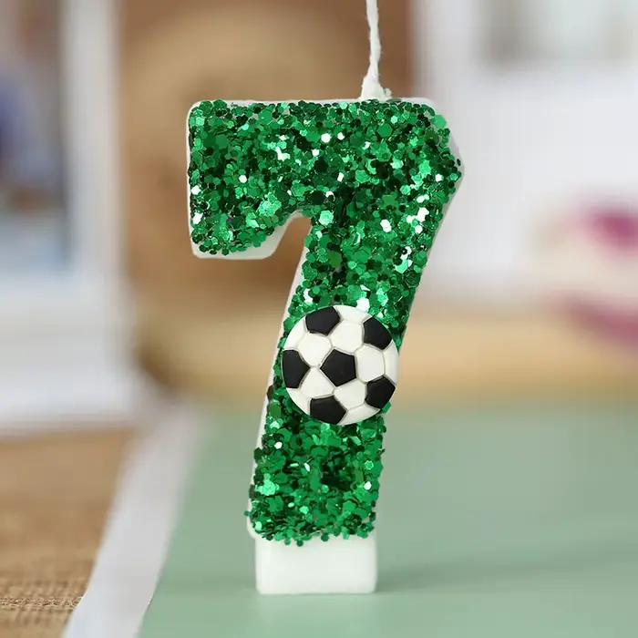 Toppers de gâteau de football pour le thème du sport, fournitures de décoration de gâteau, décor de football, ci-après l'anniversaire, ci-après le football, le Chi