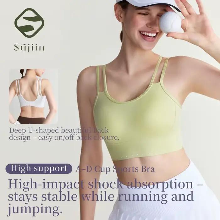 SUJIIN Soutien-gorge de sport d'été pour femme