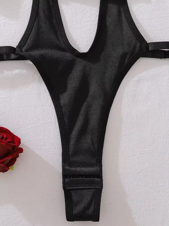 Belamimi Combinaison moulante dos nu pour femme