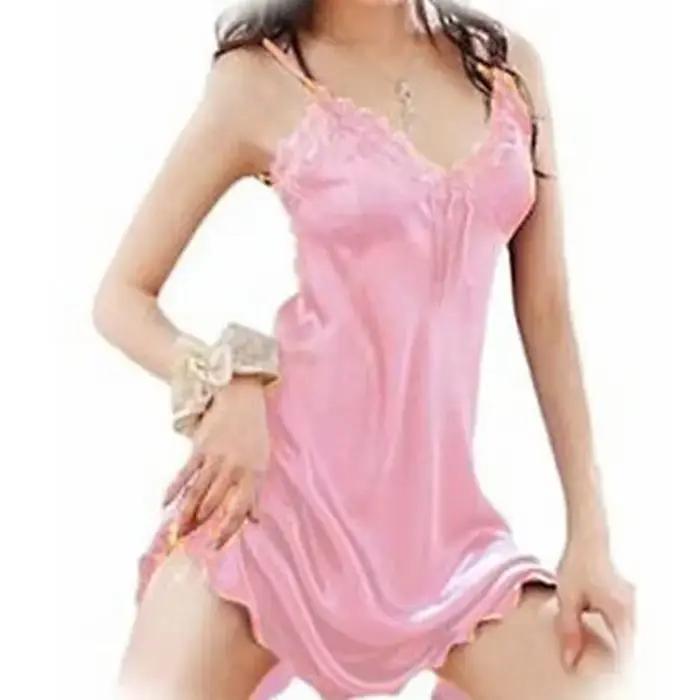Nouvelle Robe de Nuit Longue Épaules Dénudées pour Femme