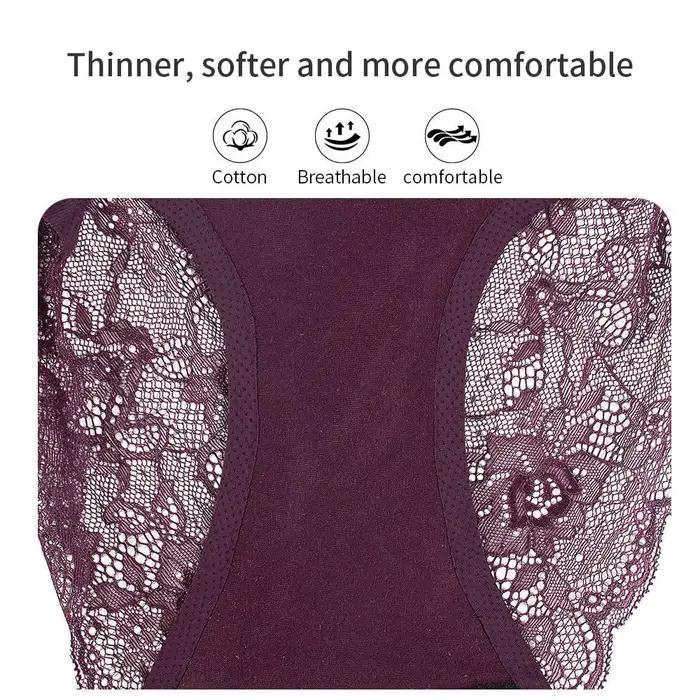 Culotte menstruelle respirante anti-fuite pour femmes