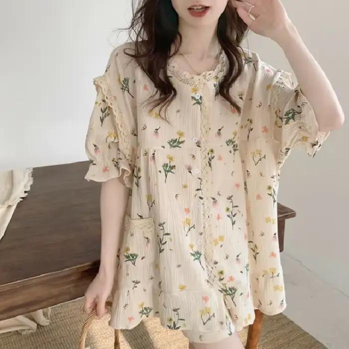 Nouvelle collection d'été : Pyjama pour femme à manches courtes