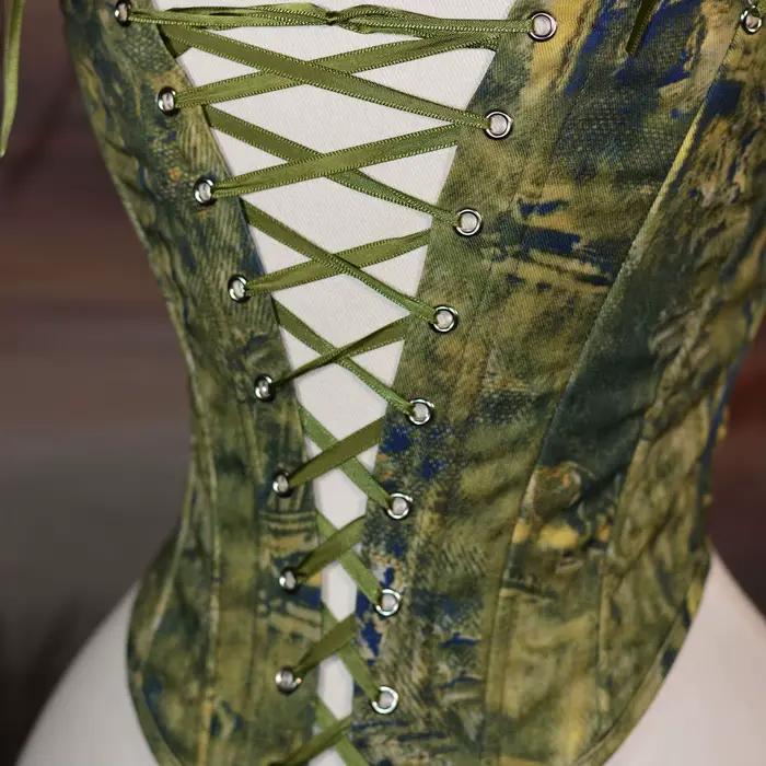 Corset Bustier à lacets sur le devant pour femmes