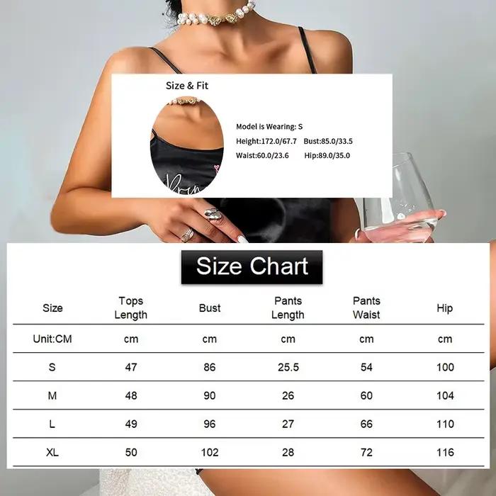 Ensemble de pyjamas en satin pour femmes, vêtements de nuit sexy, pyjamas de sommeil doux, vêtements de nuit College, pyjamas 2 pièces