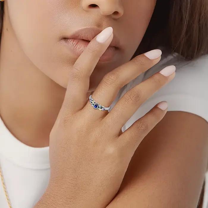 Bague originale en argent Sterling 925 Van Gogh, nuit étoilée, bijoux pour femmes et filles, cadeaux d'anniversaire