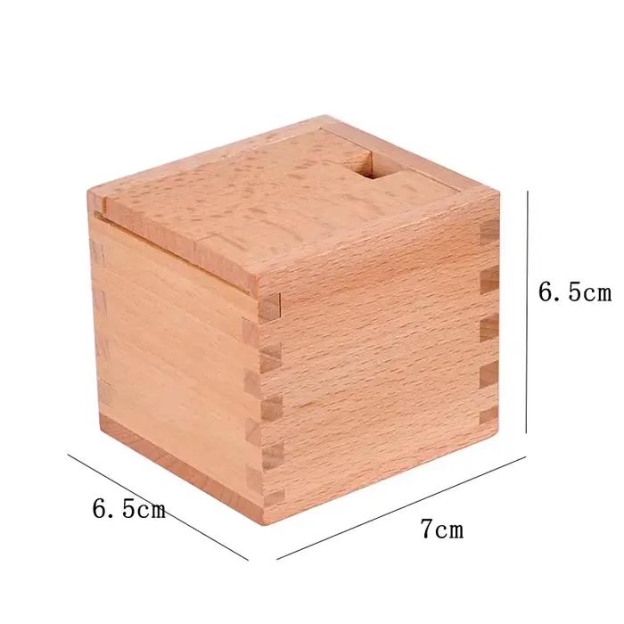 Boîte secrète magique IQ Puzzle cerveau jeux de Fitness Teaser Puzzles pour adultes et enfants esprit Placement Oblique des blocs de construction
