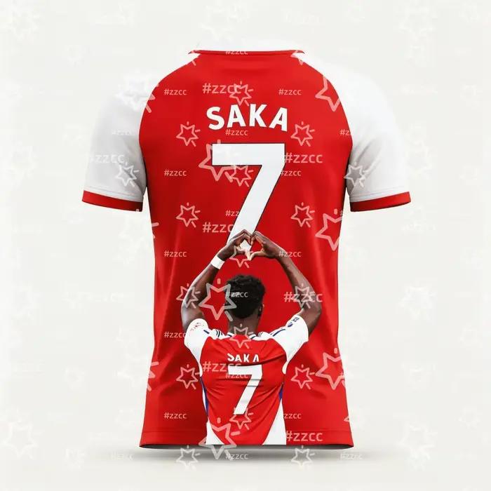 Maillot de football de l'équipe d'Angleterre Bukayo Saka 2026 – Tenue de match et d'entraînement – T-shirt sport d'été pour homme, vêtements pour enfant, tee-shirt Y2K pour femme