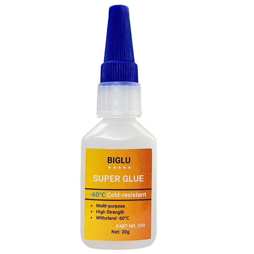 BIGLU -60 ℃ Adhésif Transparent liquide fort polyvalent résistant au froid, Super colle instantané