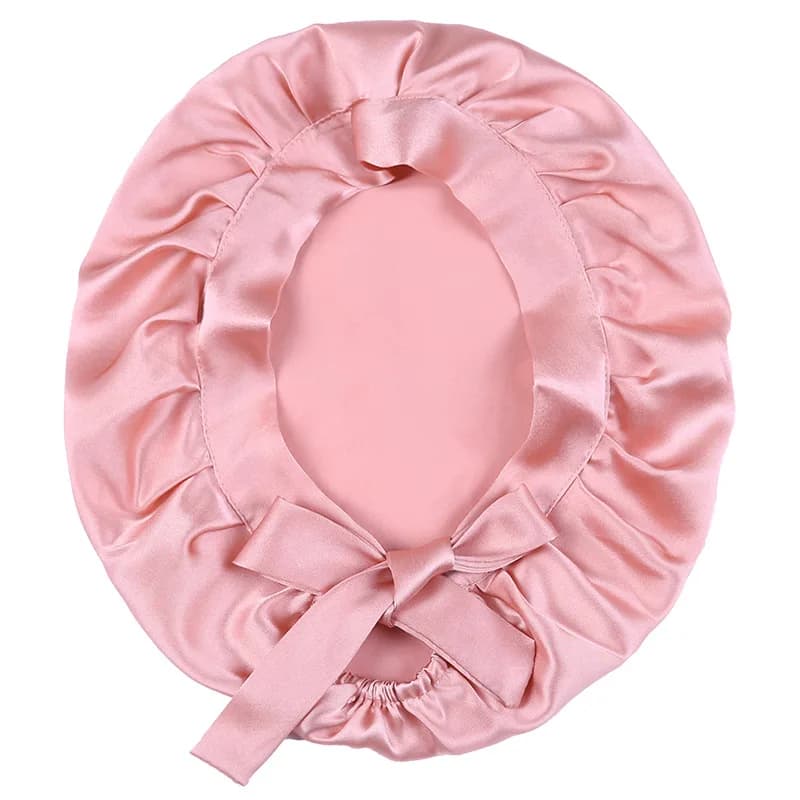 SuyaDream 100% Bonnet de nuit en soie de mûrier pour femmes Soins capillaires Bonnet de nuit en soie