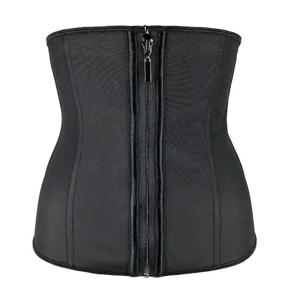 XXS-3XL Latex Corset Body Shaper Taille Formateur Cincher Zipper Underbust Perte de Poids Minceur pr