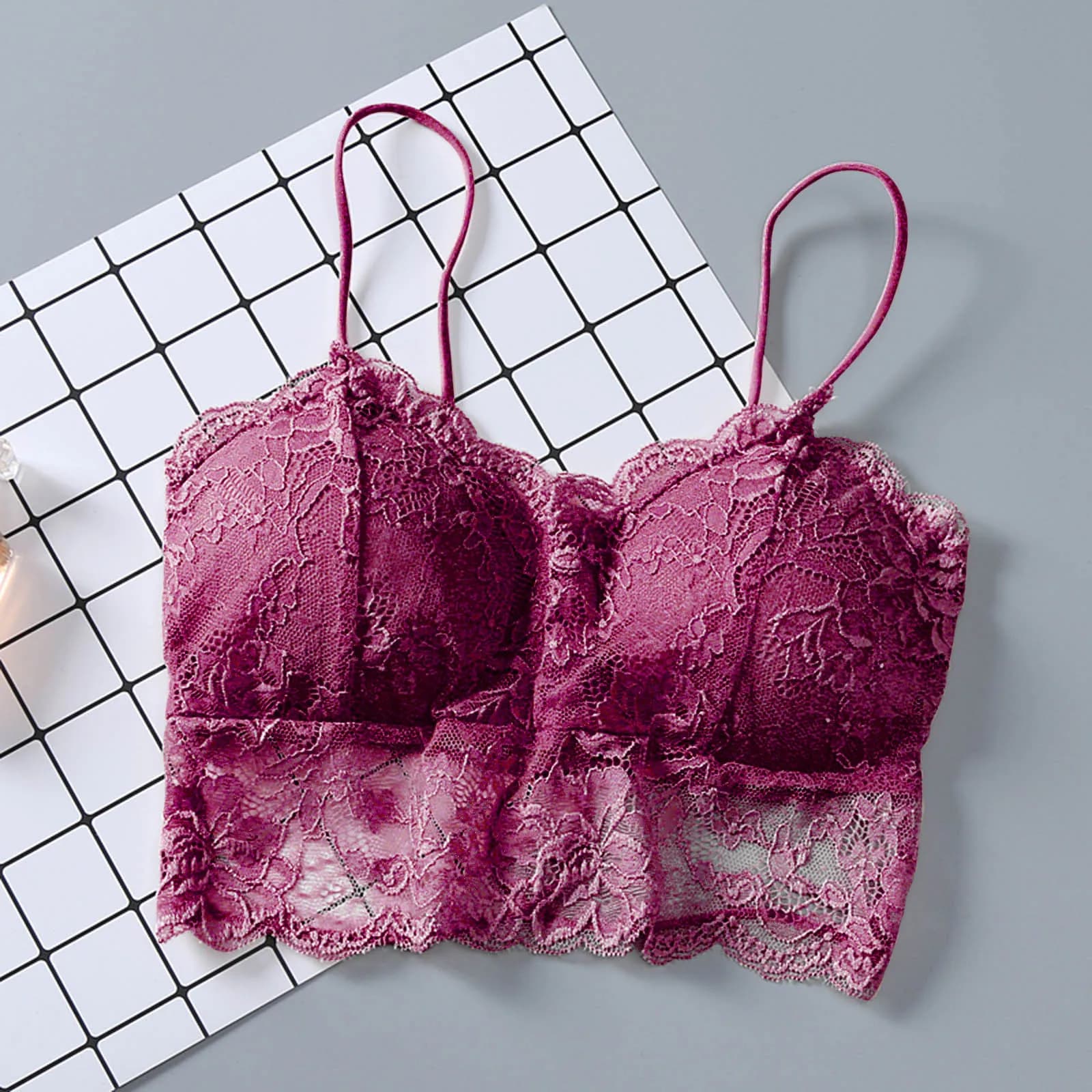 Soutien-gorge de sport respirant pour femmes, beau sous-vêtements pour l'été, dentelle brodée, brete