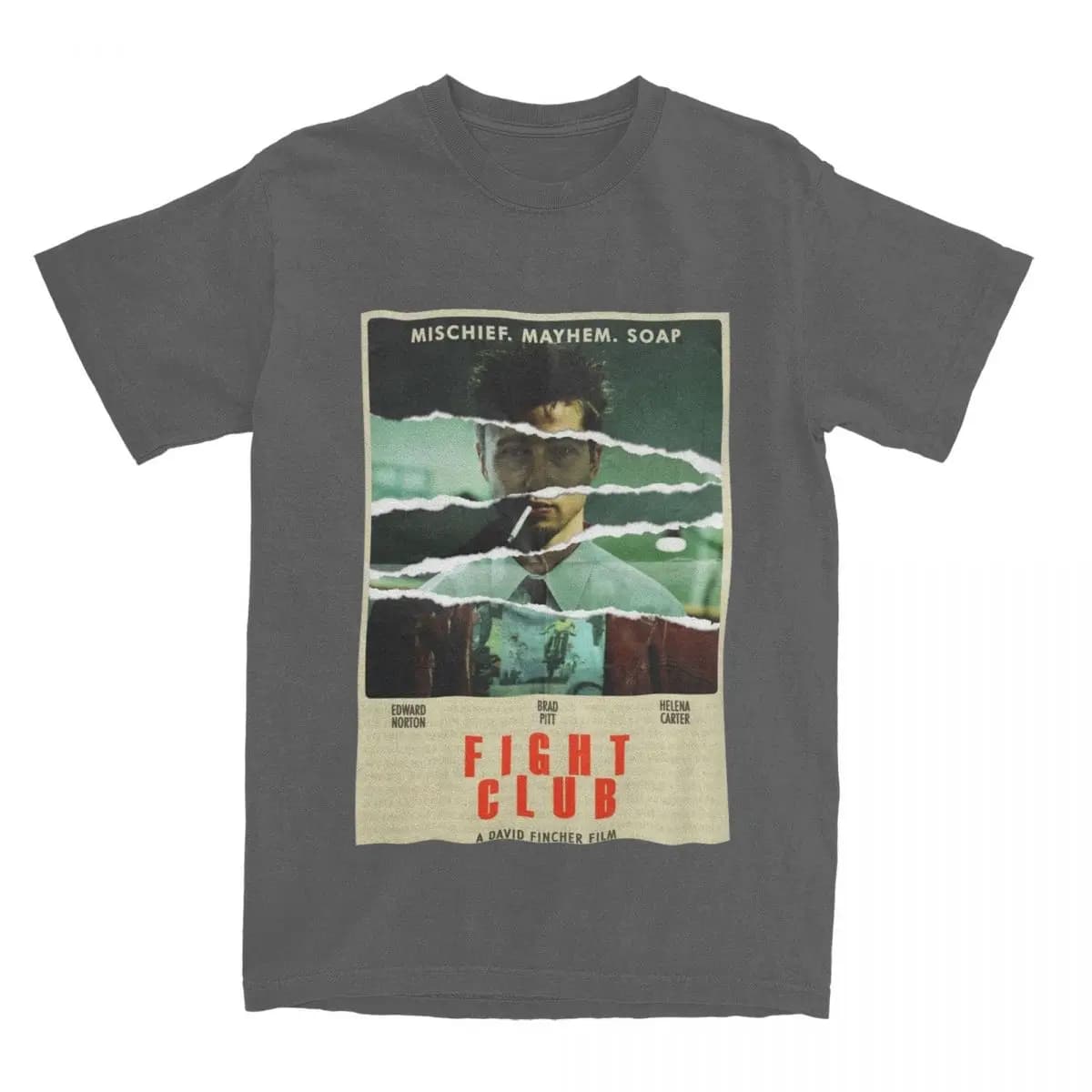 NingClub-T-shirt Décontracté à Manches Courtes pour Homme et Femme, Vêtement en Pur Coton, Film Clas