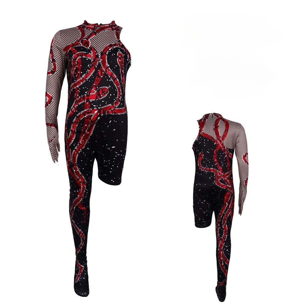 Costume de Cosplay de chant d'anime Taylor, combinaison de danse rapide, barboteuse Zentai, body de