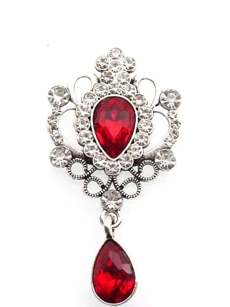 Accessoires de bricolage vintage sertis de diamants, style palais, alliage plat, eau Trop, sagesse,