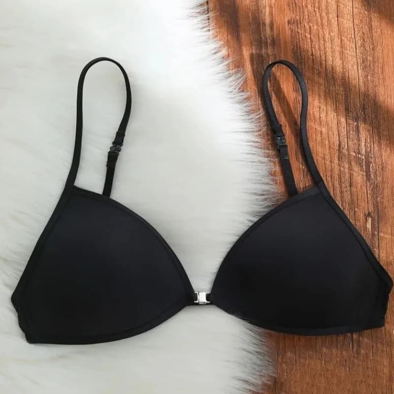 Soutiens-gorge sexy fins et sans coutures pour femmes, sous-vêtements à bonnets triangulaires, souti