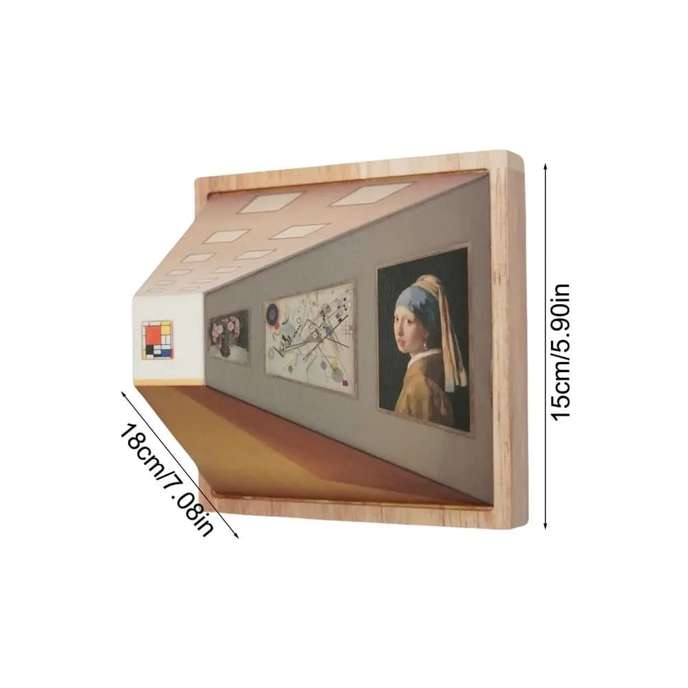 3D vue nue veilleuse applique murale décoration pour salon chambre en bois Rechargeable atmosphère l