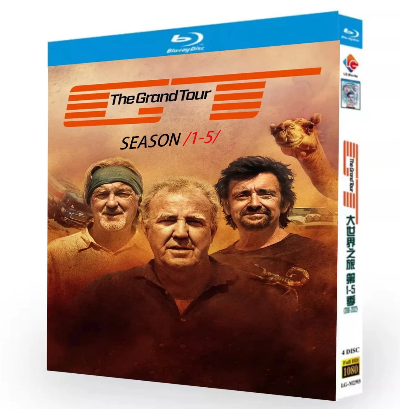 The Grand Tour Saisons 1-5 BD 4 disques toutes régions Nouveau coffret Blu-ray haute définition