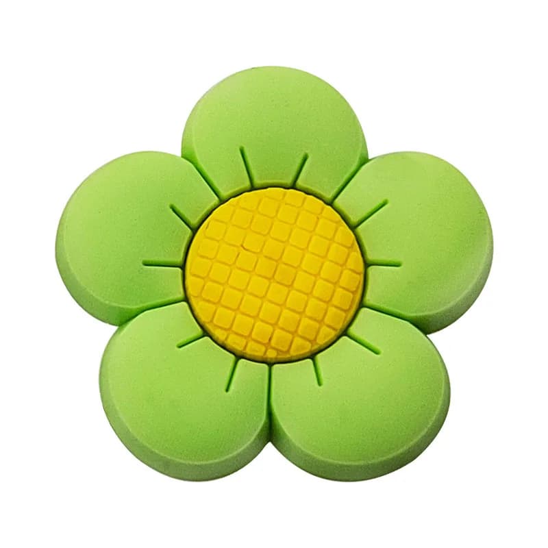 Breloques de chaussures à fleurs colorées mignonnes, accessoires de sabots Crocs, décorations de bra