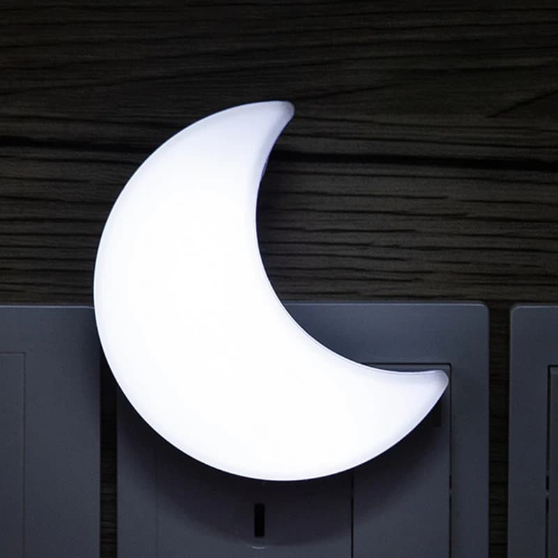 LED lune veilleuses/lampe murale mignon Mini ue/US prise lumières pour chambre d'enfants chambre sal