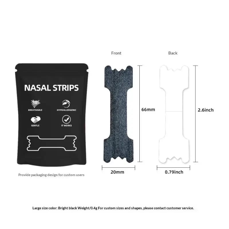Nouvelles bandes nasales pour une meilleure ventilation nasale pendant le sommeil nocturne, anti-ron